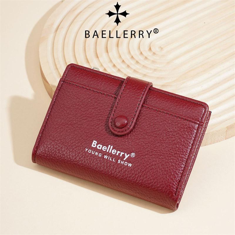 Baellerry Women Fashion Hasp Bi-fold Wallets Classic Design Coin Purse