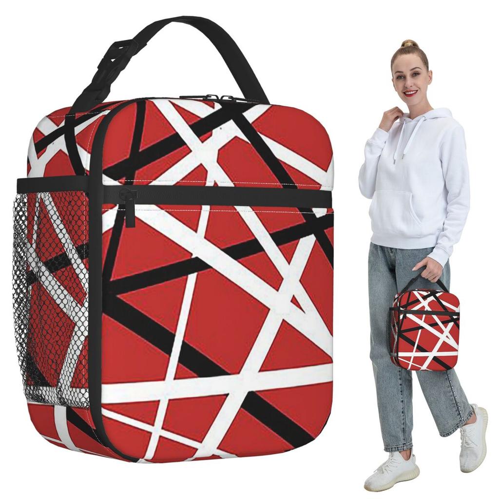 Nice One Van Halen Insulated Lunch Bag for Women Office Cooler Thermal Food Box Tote Portable Lunch Boxes Container