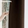 1PC NAPEARL Natural Hand-painted Printed Curtains Nordic Ins Style Blackout Curtains for Bedroom Living Room Balcony Window for Home Decor