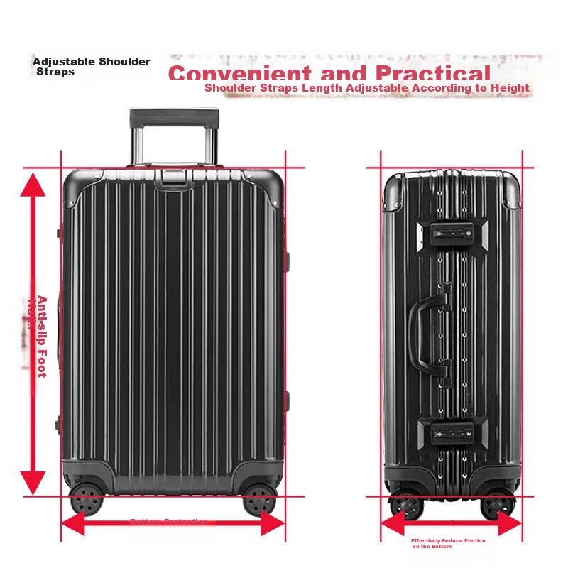 Elastic Case Cover, Suitcase Protective Cover, Dust And Rainproof, Thickened Wear-Resistant Luggage Cover for Checked Baggage, For 24 Inch To 25 Inch