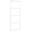 Vidaxl Drzwi Przesuwne, Szkło Esg I Aluminium, 76X205 Cm, Białe