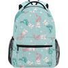 Mermaid Backpack Mermaid School Bag For Girls Elementary School Bag Kids Bookbag Personalized Travel Daypack 3rd 4th 5th