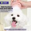New Pet Brush Cat Bathing Silicone Massage Bath Scrubber Dog Grooming Shower Bubble Machine Easy Use Pet Cleaning Supplies