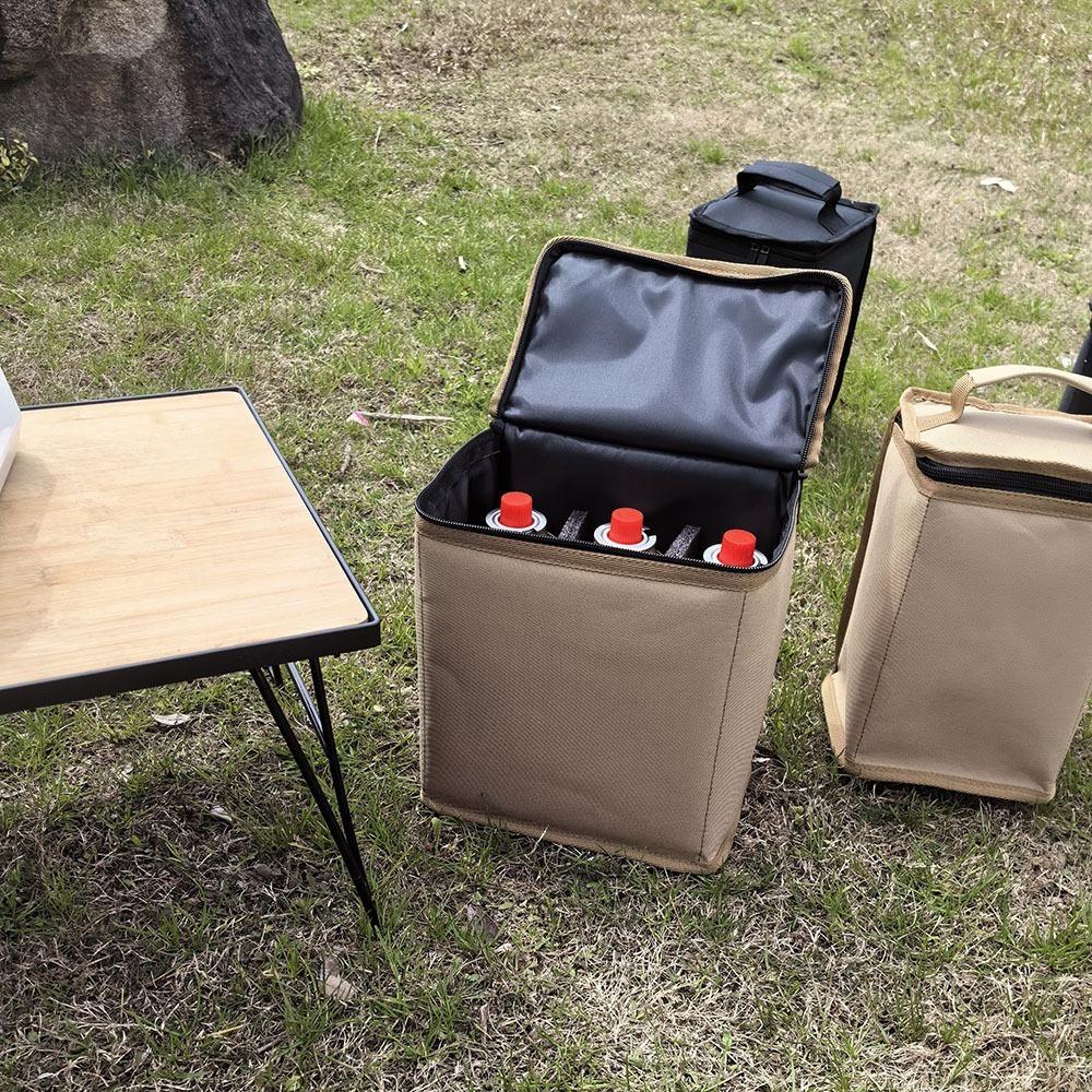 Thick Oxford Cloth Camping Gas Tanks Storage Bag Fuel Cylinder Carry Bag Outdoor Cooking