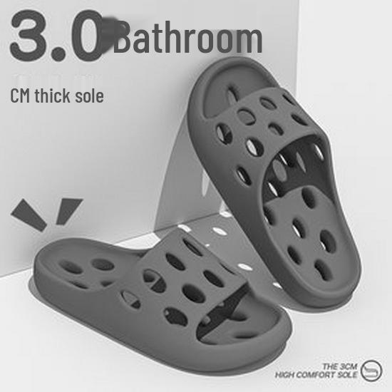 Women's Quick-Drying Non-Slip Slippers - Thick Sole Bathroom and Home Shoes for Couples, 2025 Design