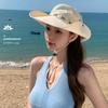Breathable Wide Brim Sun Hat Adjustable Fisherman Sunshade Cap Western Cowboy Hat  Summer
