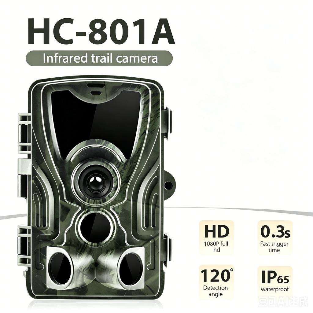 Hunting Camera Trail Cameras 20MP 1080P  Night Vision Photo Trap  HC801A Wireless Wildlife Surveillance Tracking