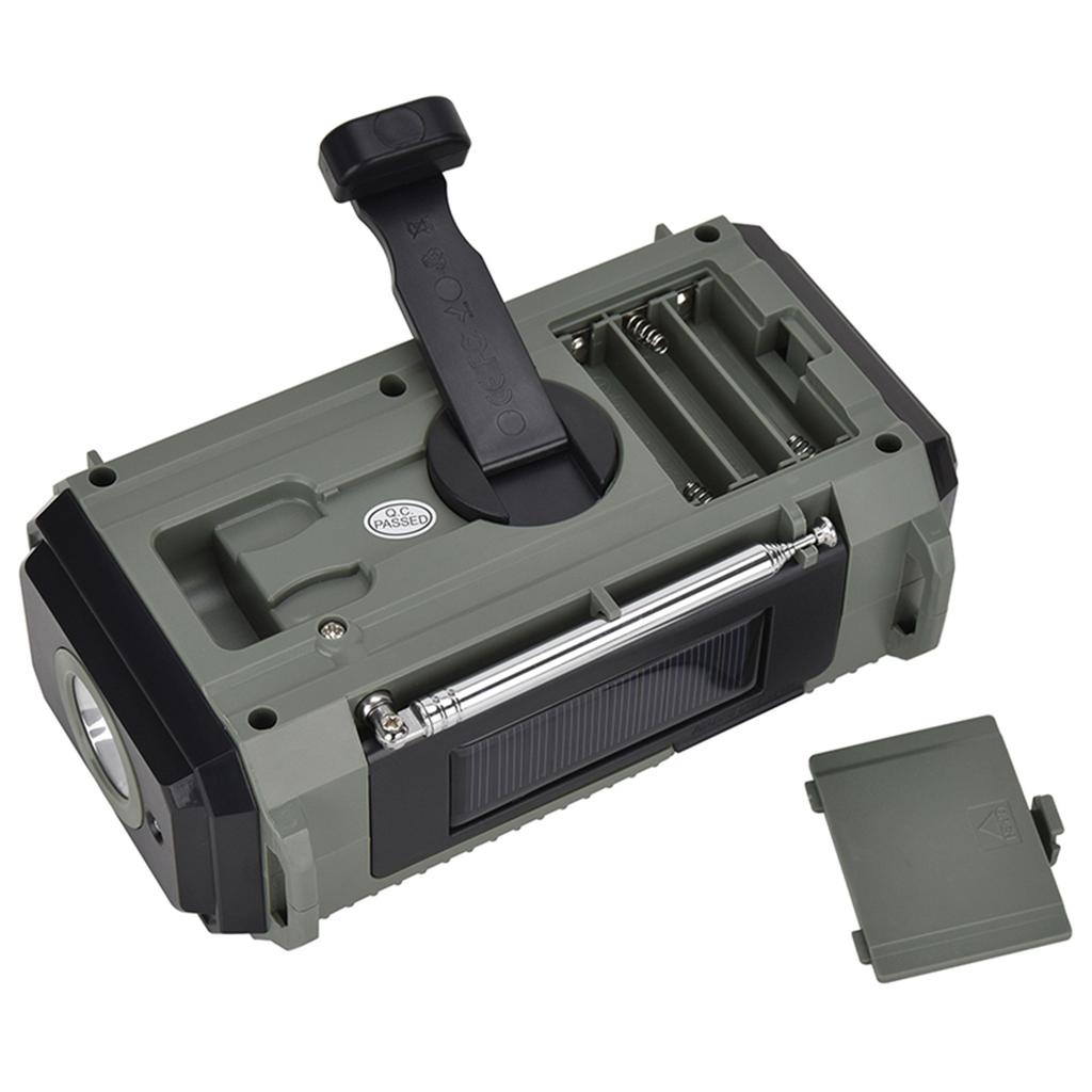 HanRongDa HRD 905 All band Radio AM FM SW WB Radio Outdoor Emergency Radio with SOS Alarm Flashlight Reading Light