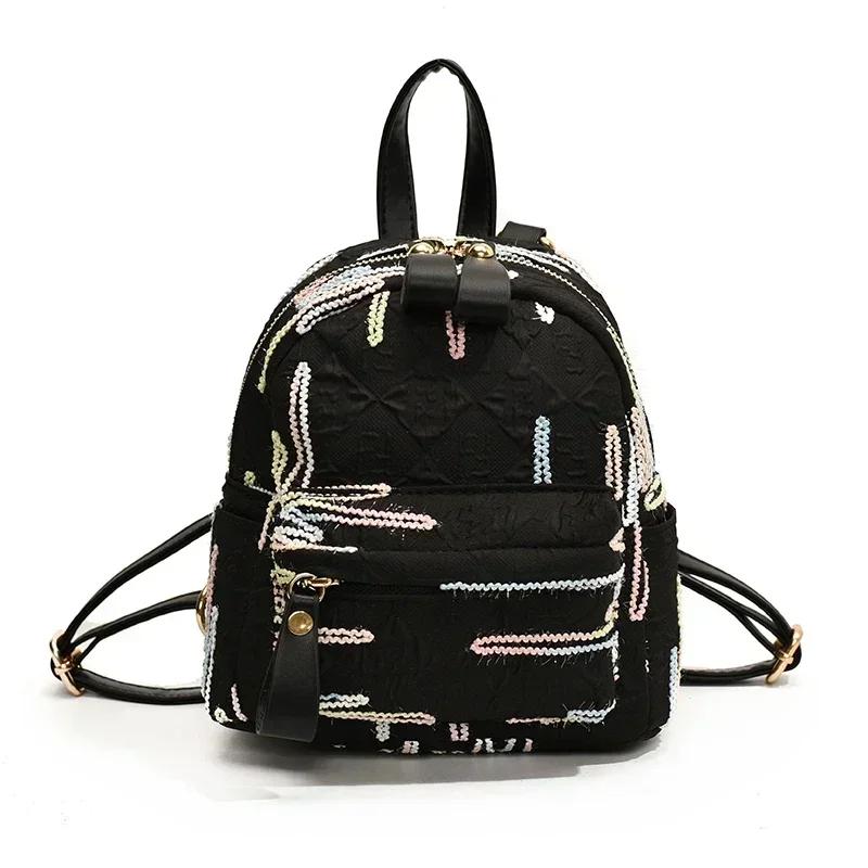 

Рюкзак из нейлона с однотонной застежкой-молнией, воздушная подушка, модный рюкзак с высокой степенью красоты, новая сумка в университетском стиле с мягкой спинкой