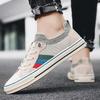 2025 Autumn Canvas Men's Breathable Slip-On Skate Shoes: Odor-Resistant and Casual