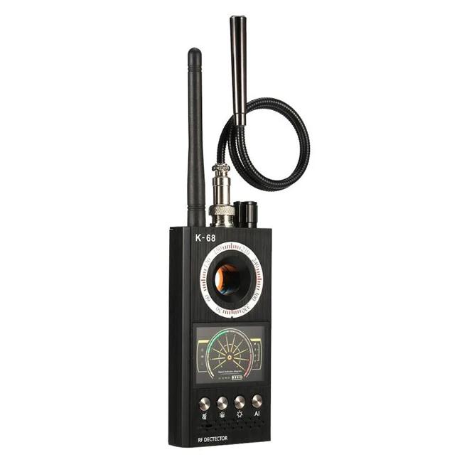 K68 Full-range Wireless Signal Detector RF Bug Finder Anti Candid Camera GPS Tracker Pinhole Camera Detector