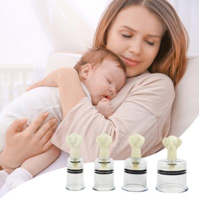 Ventouses pour tétons Correcteur de tétons pour tétons plats et inversés Extracteur de tétons inversés Aspiration et mamelons timides Masseur corporel