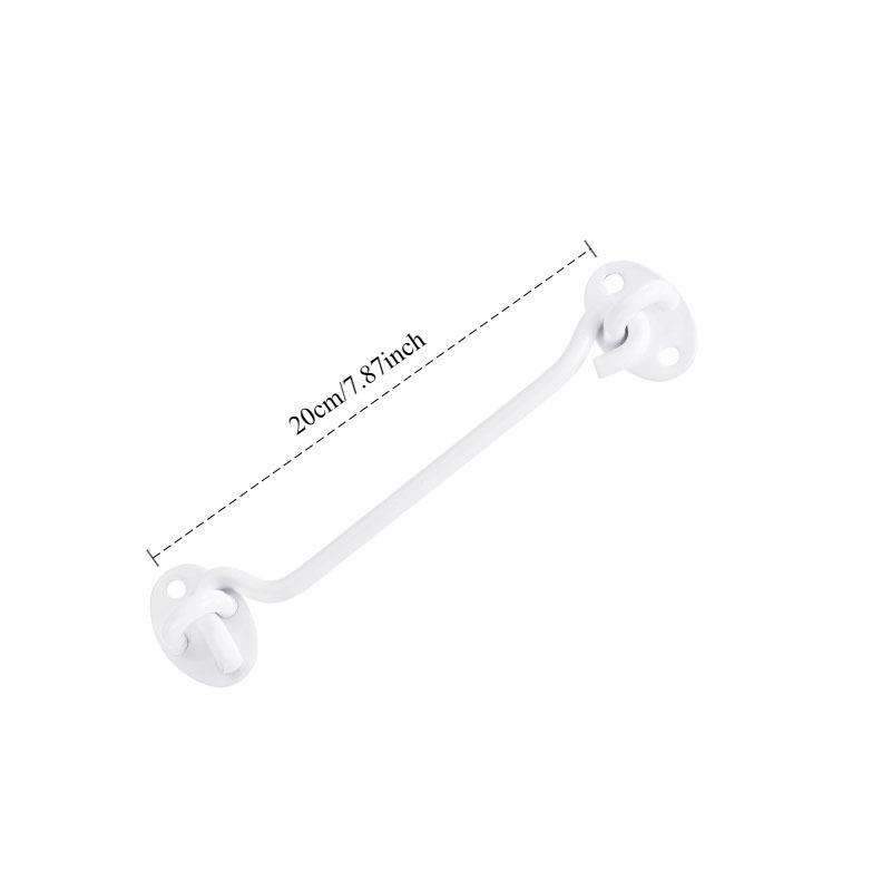 Multi-Color Door Hook: White, Black, Antique & Red Bronze, Stainless Steel, Windproof Room Door Bolt