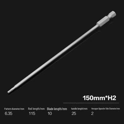 Extended Magnetic Hex Screwdriver Bit