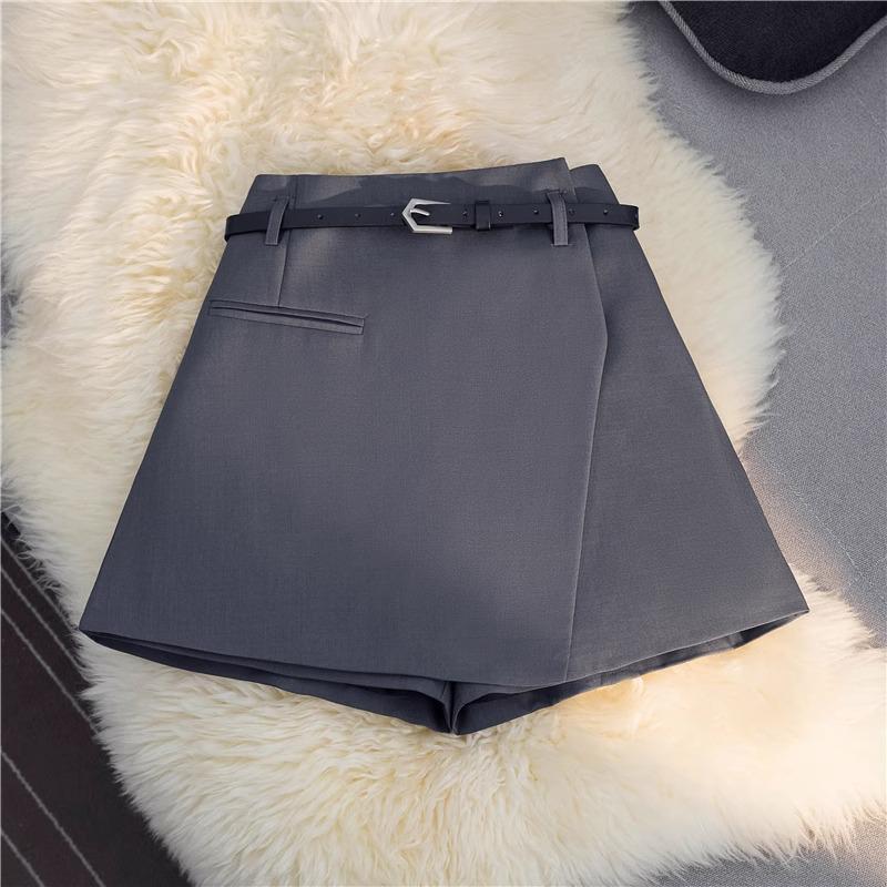 

A-line High Waist Spring/Autumn Women s Skirt - 2025 Style, High-End Bodycon Short Pants Skirt 3XL