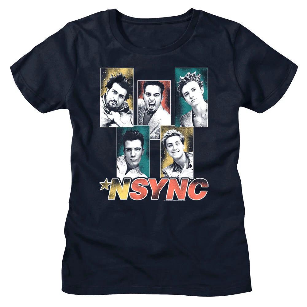 NSYNC Famous Five Women s T Shirts 4XL
