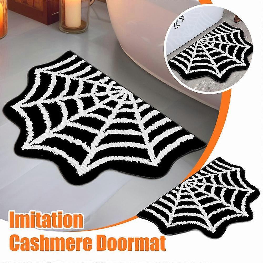 Festival Spider Web Doormat, Non-Slip Bathroom Rug With Fast-Dry Design