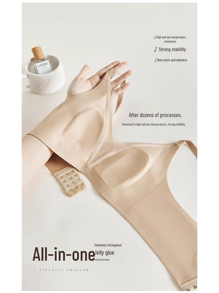 Ultra-thin Bunny Ear Seamless Soft Support Anti-Sagging Bra