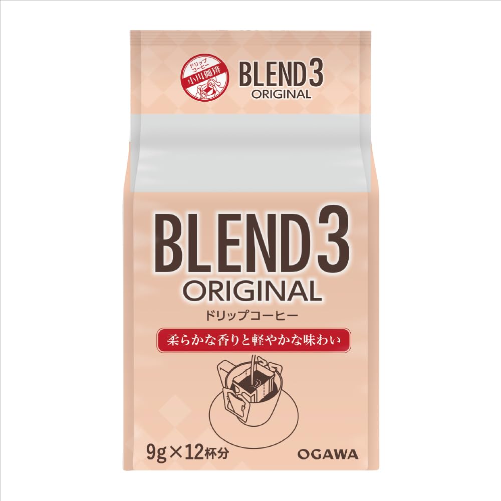 

Ogawa Coffee Shop Blend 3 Original Drip Coffee 12 cups x 2 pieces