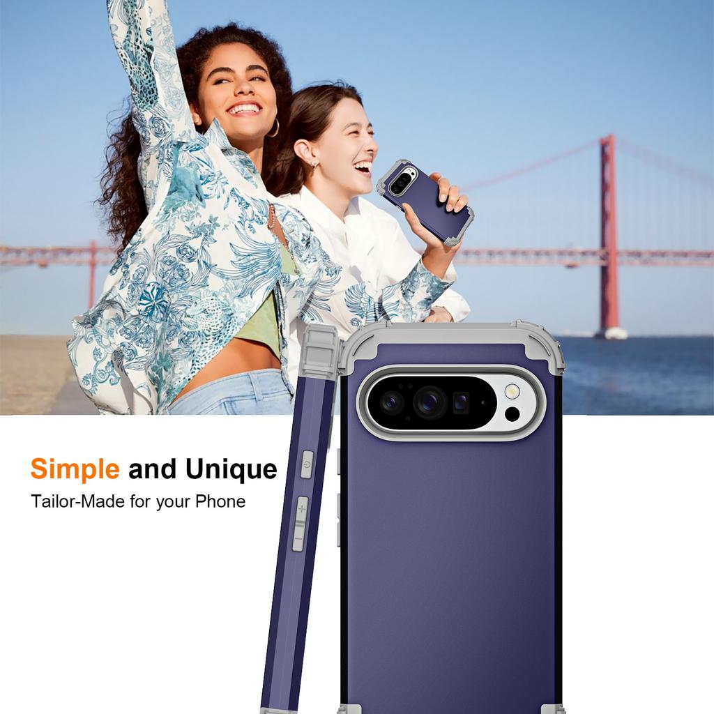 For Google Pixel 10/10 Pro Case Shockproof PC+TPU Phone Back Cover