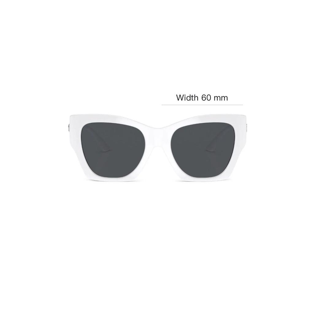 Versace Medusa Logo Detail Acetate Butterfly Sunglasses Women sunglasses White VE445231487