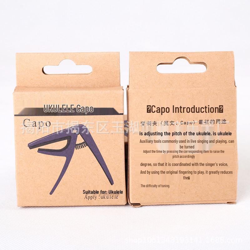 Ukulele-Specific Transposition Capo Clip for Small Guitar