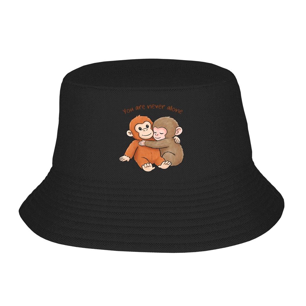 Monkey Punch Bucket Hat Outdoor Fisherman Caps Breathable Vacation Sun Hats For Unisex Women Vintage Graphic Cap