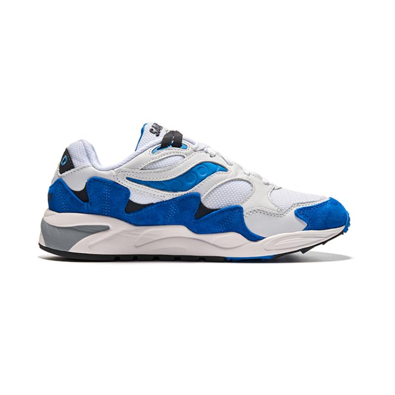 SAUCONY Grid Shadow 2 White Blue Saucony S70772-1