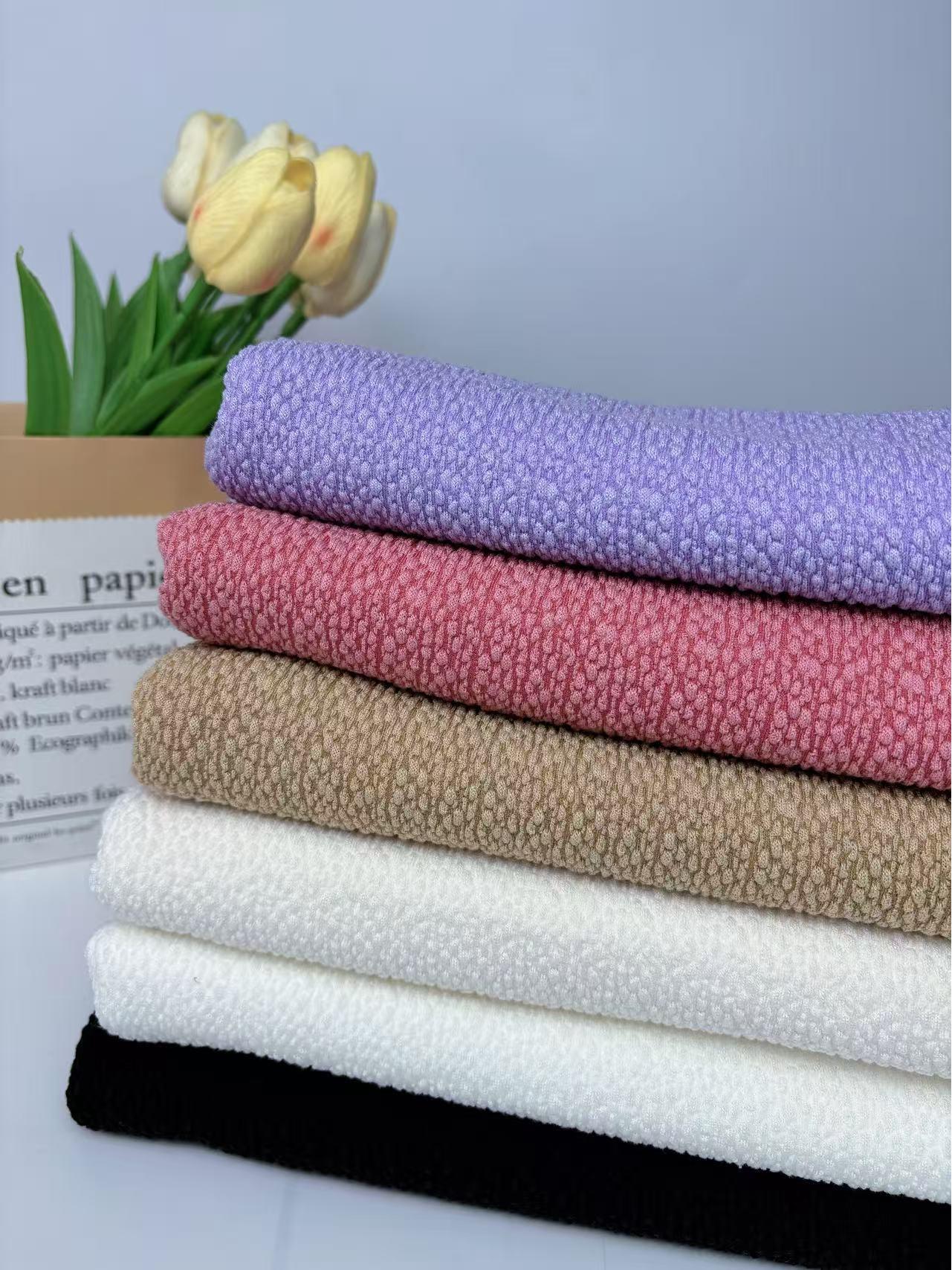 Двухниточная ткань из лиоцелла с жаккардовым плетением для весенне-летней одежды