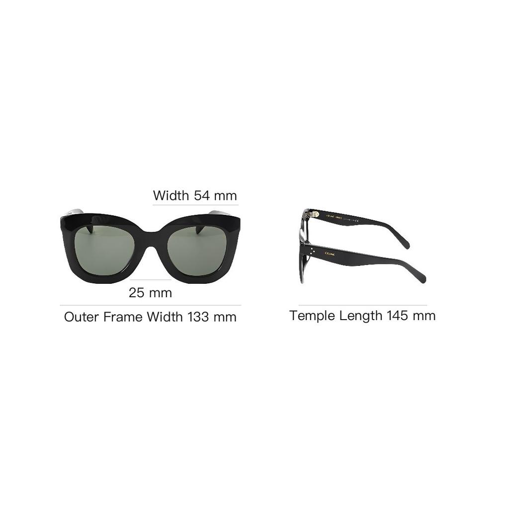 Celine Fashion Butterfly Sunglasses Unisex Sunglasses Black CL4005FN-01N