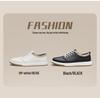 Men's Trendy Low-Top Skate Shoes: Korean Style Casual, Fashionable, Breathable Sneakers in White.