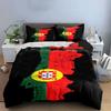 Portugal Flag with Map. Bedding Sets Duvet Cover Sets Duvet Covers Pillowcases(1*Duvet Cover 2*Pillowcases Without Duvet Insert)