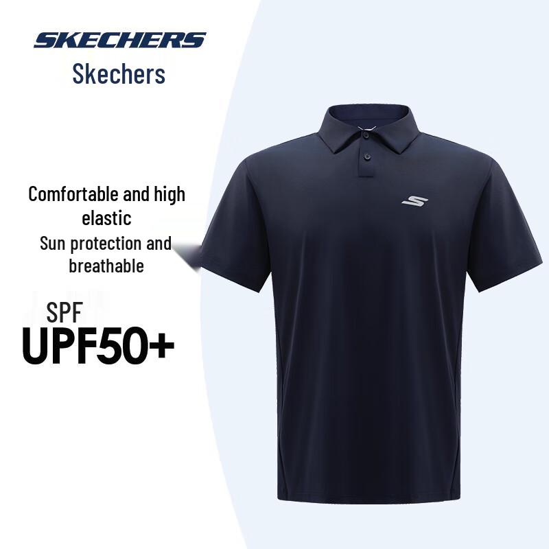 Skechers Men's Performance Sun Protection Short Sleeve Polo