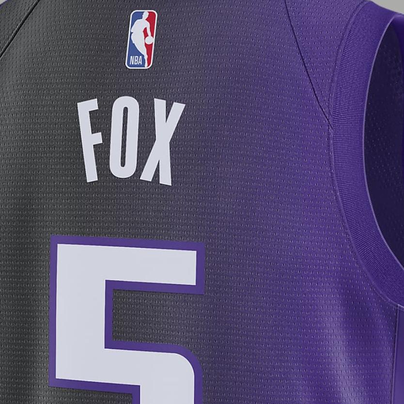 Jordan Sacramento Kings 2023/24 Statement Edition Logo Print Gradient Breathable Vest Men Tops Purple DX8656-504