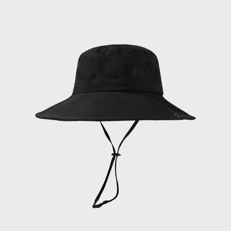 Summer Outdoor Water-Repellent Mountaineering Fisherman Hat Men's Big Head Thin Quick-Drying Hat