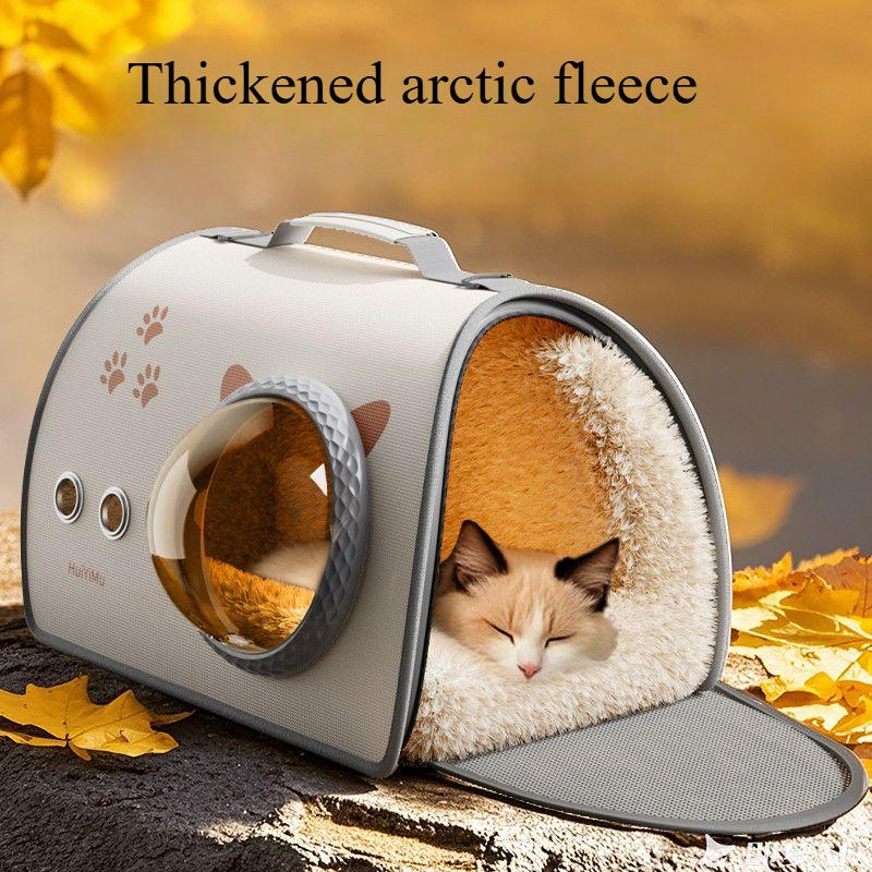 

Foldable Cat Dog Bed Soft Spacious Comfortable Portable Kitten Cat Bed Can Be Lifted and Washed with Water for Comfort Pet Toy белый