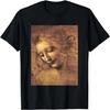 Head of a Woman Leonardo Classic Art Painting Vintage Retro T-Shirt