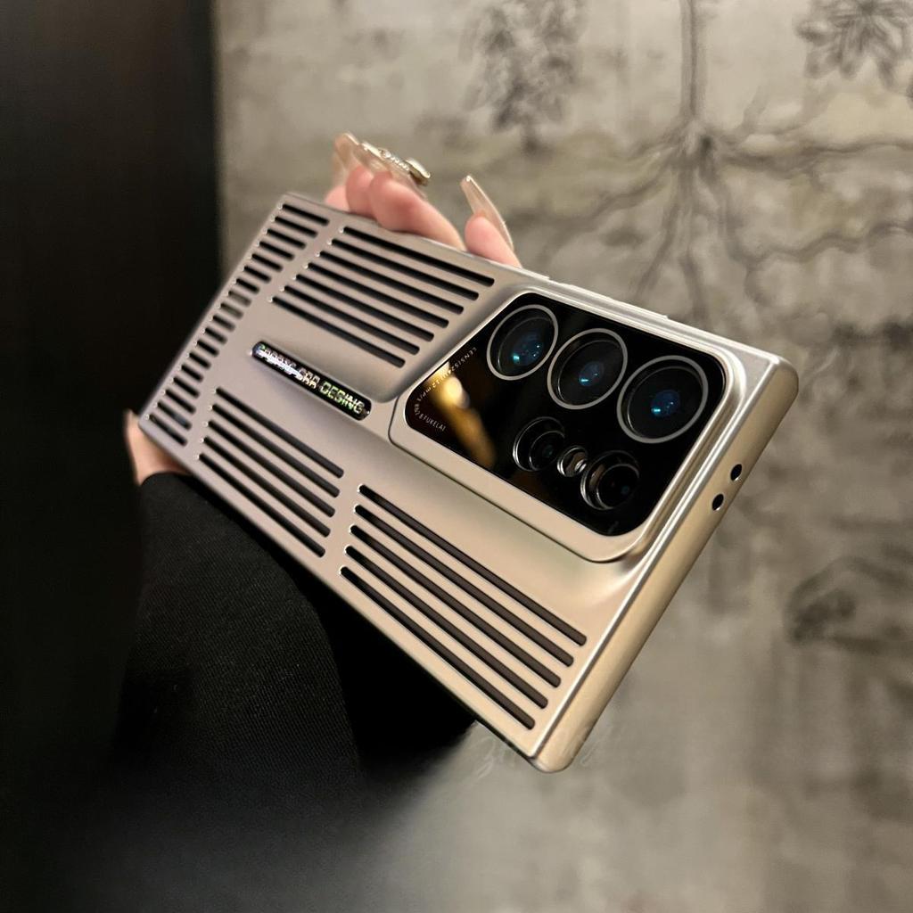 Klingenkühlung Samsung S24 Ultra Handyhülle Galvanisiert Geeignet für S23plus Advanced Sense S22 Vollständig umschließende Schutzhülle