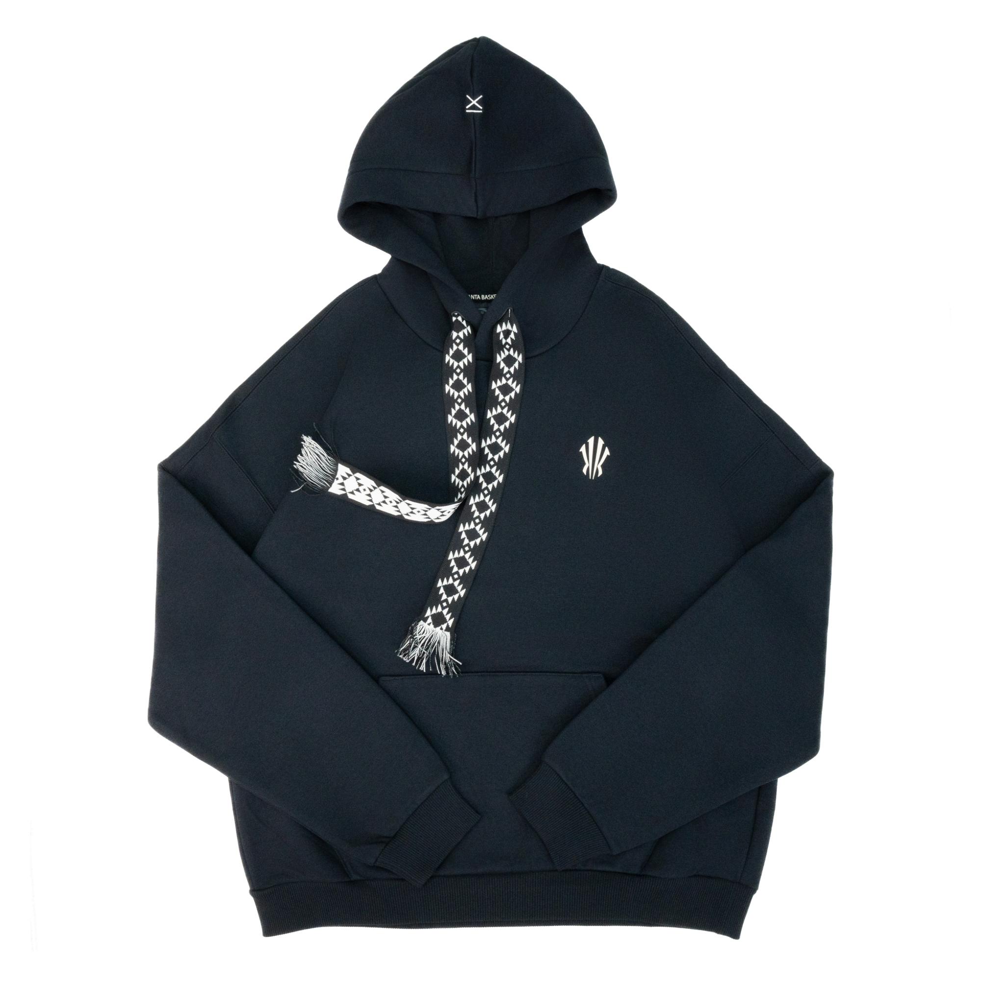 

Anta Kyrie Series Fashion Trendy Casual Fleece Hoodie Unisex Hoodies Black 172541702N-3 M