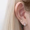 [1+1] Surgical Pin Cubic Piercing Lover Ring 3 types, choose 1, one side for sale