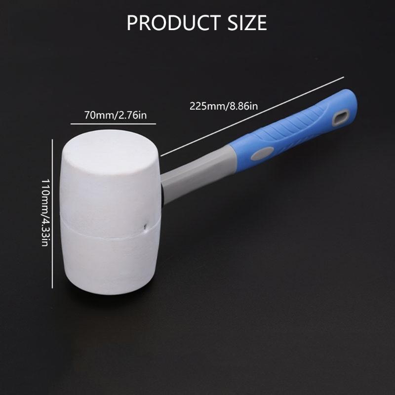 Präzise Installation Gummihammer Für Empfindliche Fliesenarbeiten Nicht Markierend Ergonomisches Bodenwerkzeug Handhammer Anti-Ermüdung