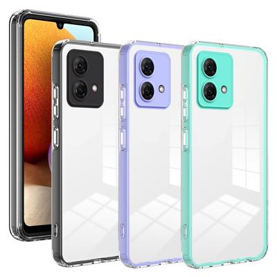 2 In 1 Transparent  Armor Case for Moto G84 G54 G14 G53 G13 G23 G73 G72 G52 G22 G31 G41 G62 E13 E32 E22 G30 G10 Shockproof Cover