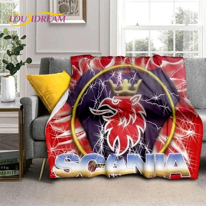 

2025 New 3D S-Scania Top Class Truck Cartoon Soft Blankets,Throw Blanket Comfortable Blanket for Picnic Beds Sofa Home Bedroom 75x90cm