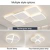 Dimming Ceiling Lamp Modern Simple Indoor Lighting Applicable To Bedroom Living Room Dining Room Square Round Acrylic Lights