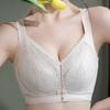 Lingerie Grande Taille pour Femmes Coupe Fine Sans Armatures Haut Froncé Soutien Anti-Affaissement