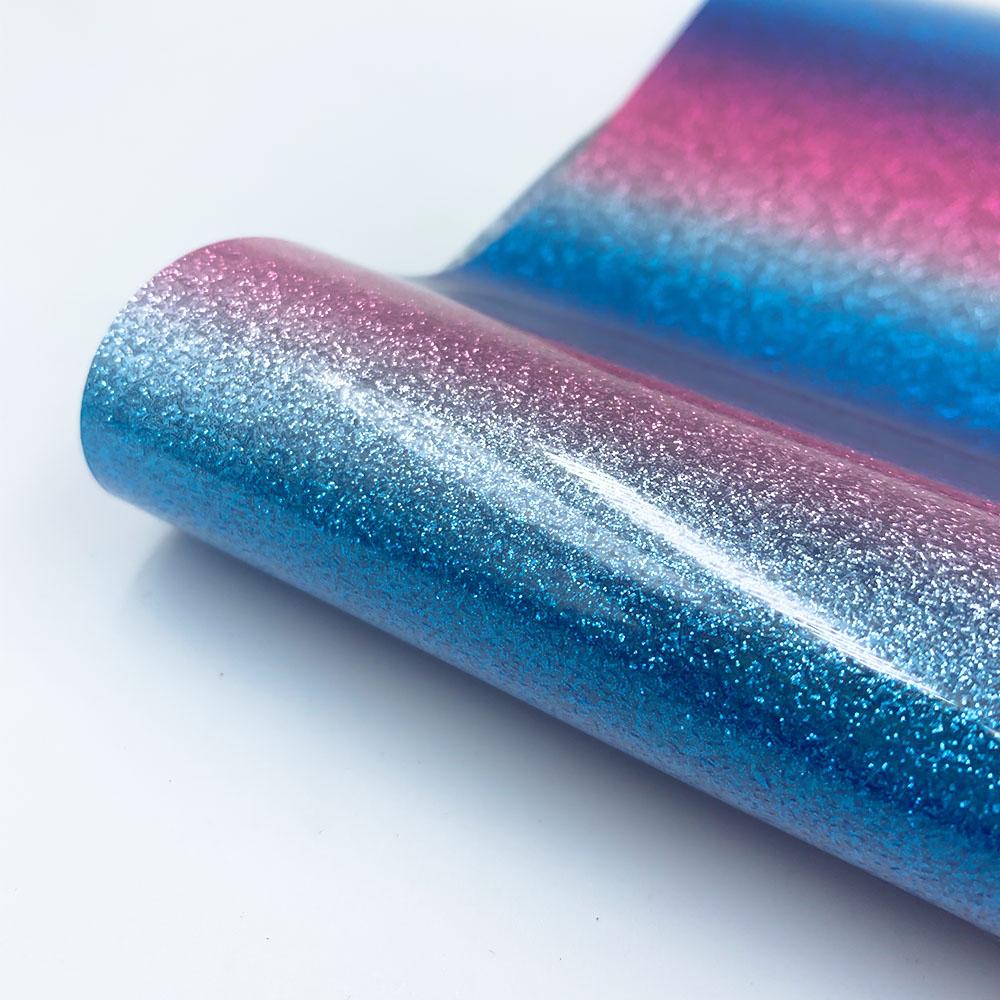 Glitter Heat Transfer Vinyl Film PU HTV Iron On Clothes Vinyl for DIY Tshirt Gifts 38 Assorted Colors Cut by Cameo or Other Tool