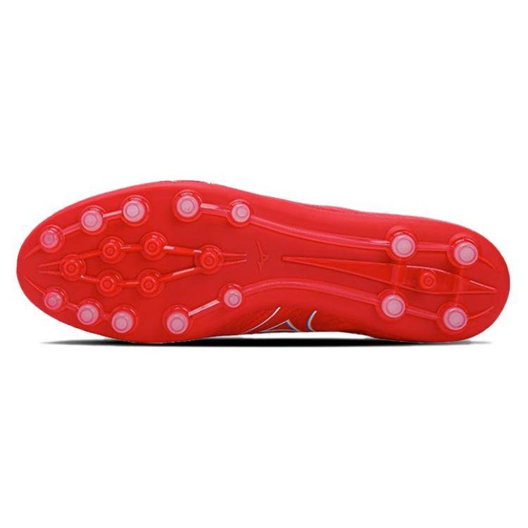 Mizuno Alpha Ag Artificial Turf Shock Absorbing Durable Soccer Shoes Men Soccer Shoes Red White P1GA236164