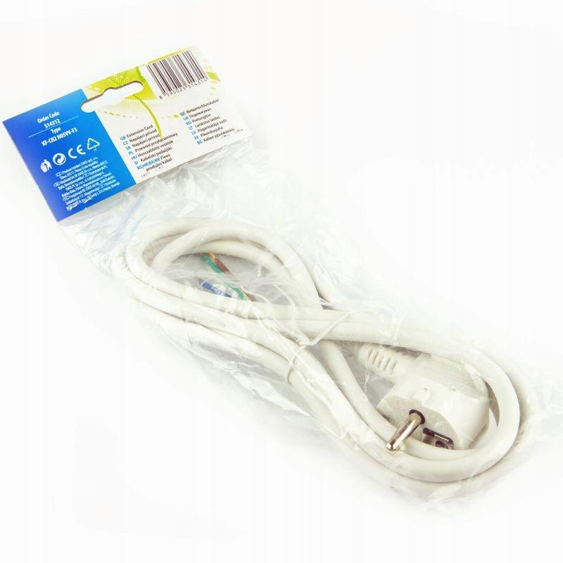 Single Extension Cord, Emos Connection Cable 2M 3×1.0Mm 230V 1 Pc