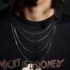 Women's Snake Bone Chain Necklace: Titanium Steel, Non-Fading, Minimalist Choker, Light Luxury Clavicle Accessory.