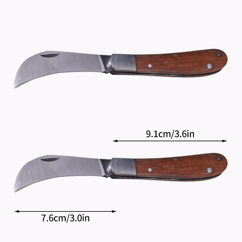 

Garden Garden Grafting Knife Foldable Pruning Knife Stainless Steel Bonsai Plant Pruning Tool Garden Pruning Seedling Tree Knife